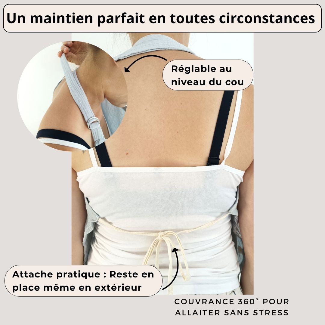 Cape d'Allaitement - Ta Bulle de Sérénité en Gaze de Coton