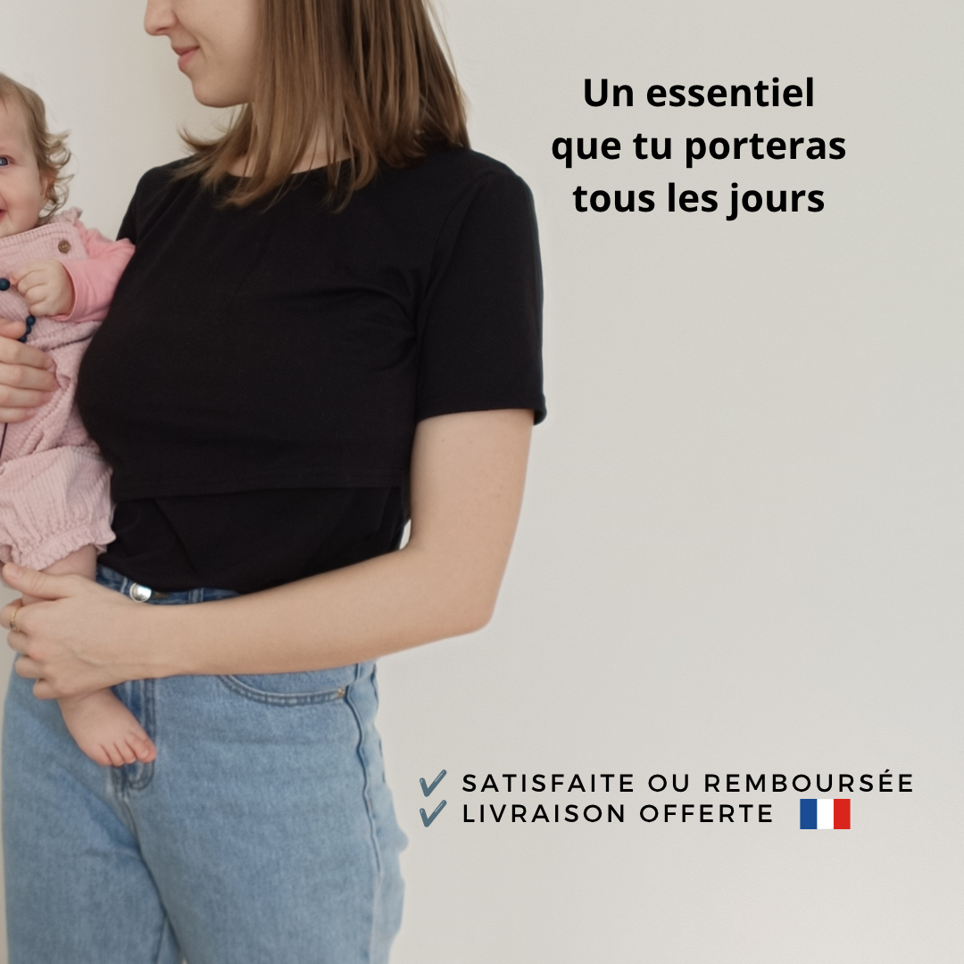 Le t-shirt pour allaiter facilement, même en public