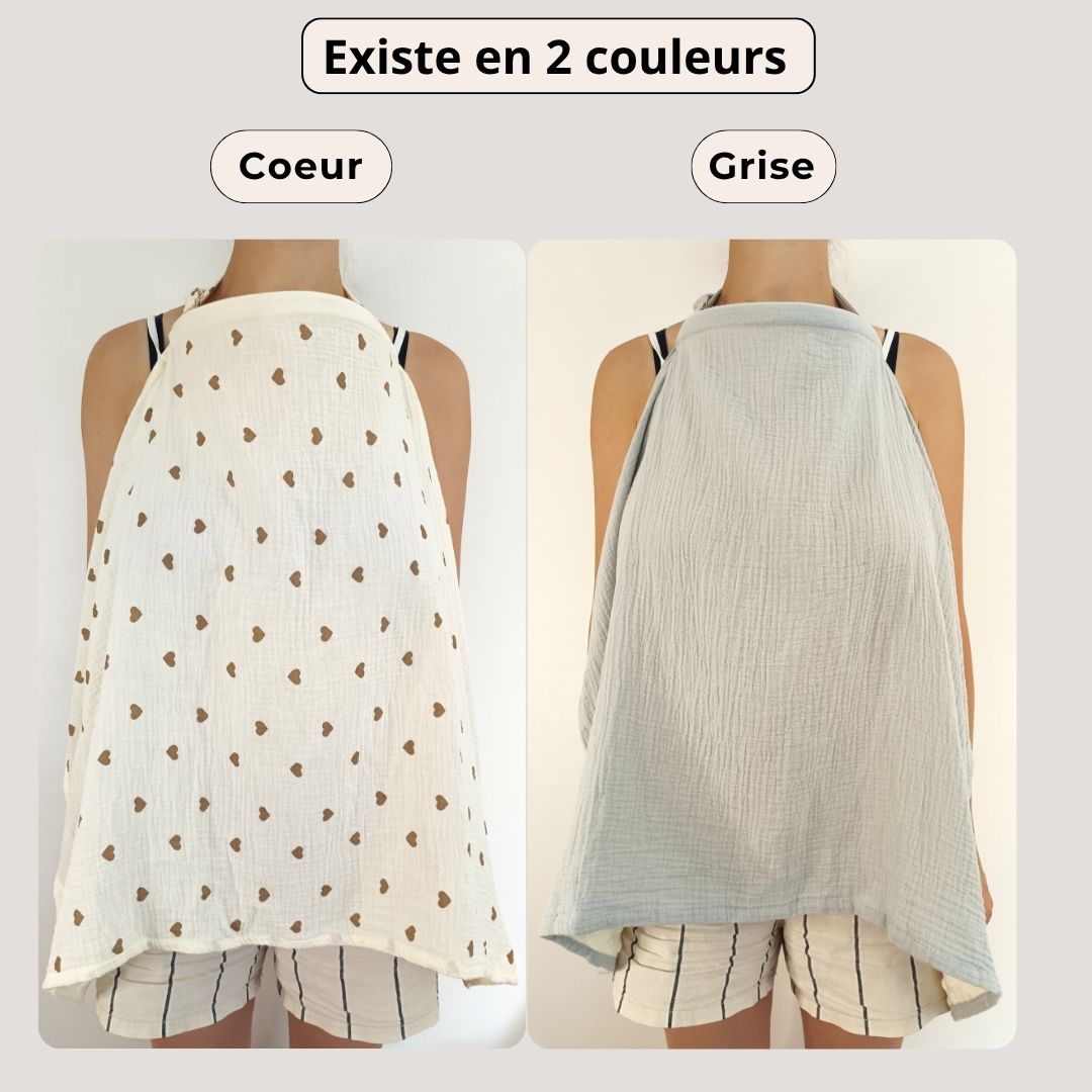 Cape d'Allaitement - Ta Bulle de Sérénité en Gaze de Coton